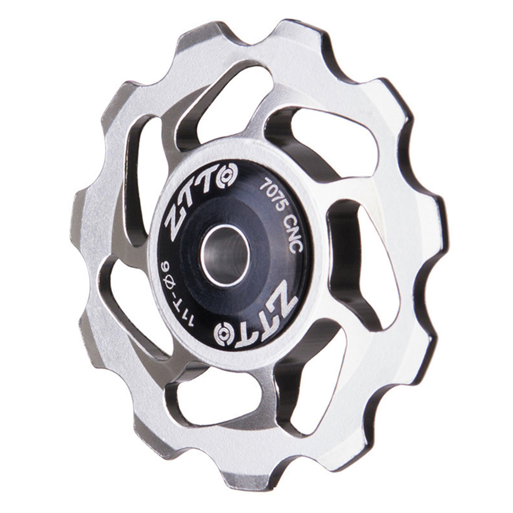 ZTTO 11T Bicycle Ceramic Bearing Jockey Wheel Aluminium Alloy Rear Derailleur Guide Roller ZTTO 11T Bicycle Ceramic Bearing Jockey Wheel Aluminium Alloy Rear Derailleur Guide Roller